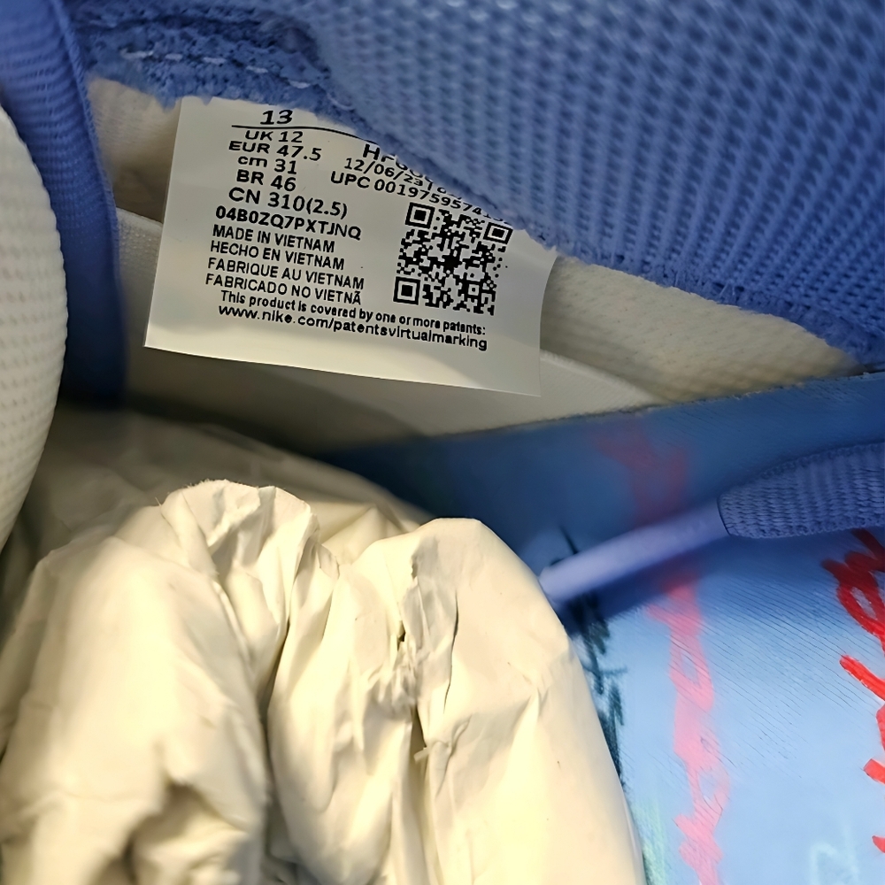 Nike SB Dunk Low x Futura Laboratories Bleached Aqua - Size 13 (No Box) - Picture 7 of 7